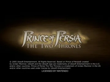 Prince of Persia - The Two Thrones screen shot title